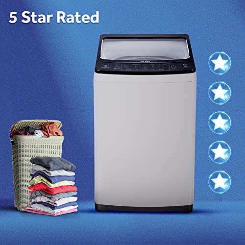 Haier HWM65-826NZP 6.5Kg Top Load Fully-Automatic Washing Machine, Moonlight Grey 6