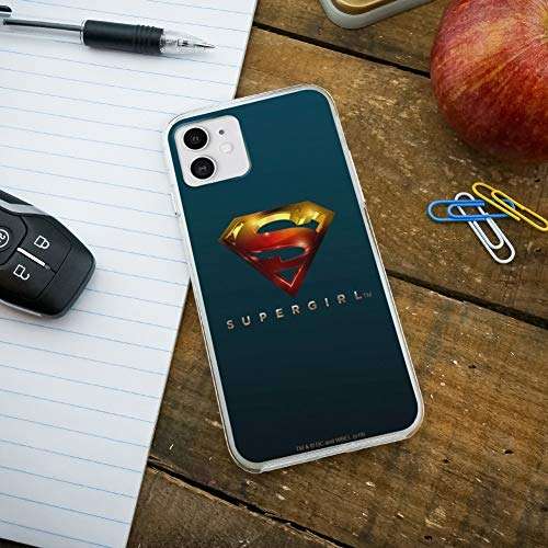 Supergirl TV Series Logo Protective Slim Fit Hybrid Rubber Bumper Case Fits Apple iPhone 8, 8 Plus, X, 11, 11 Pro,11 Pro Max 4