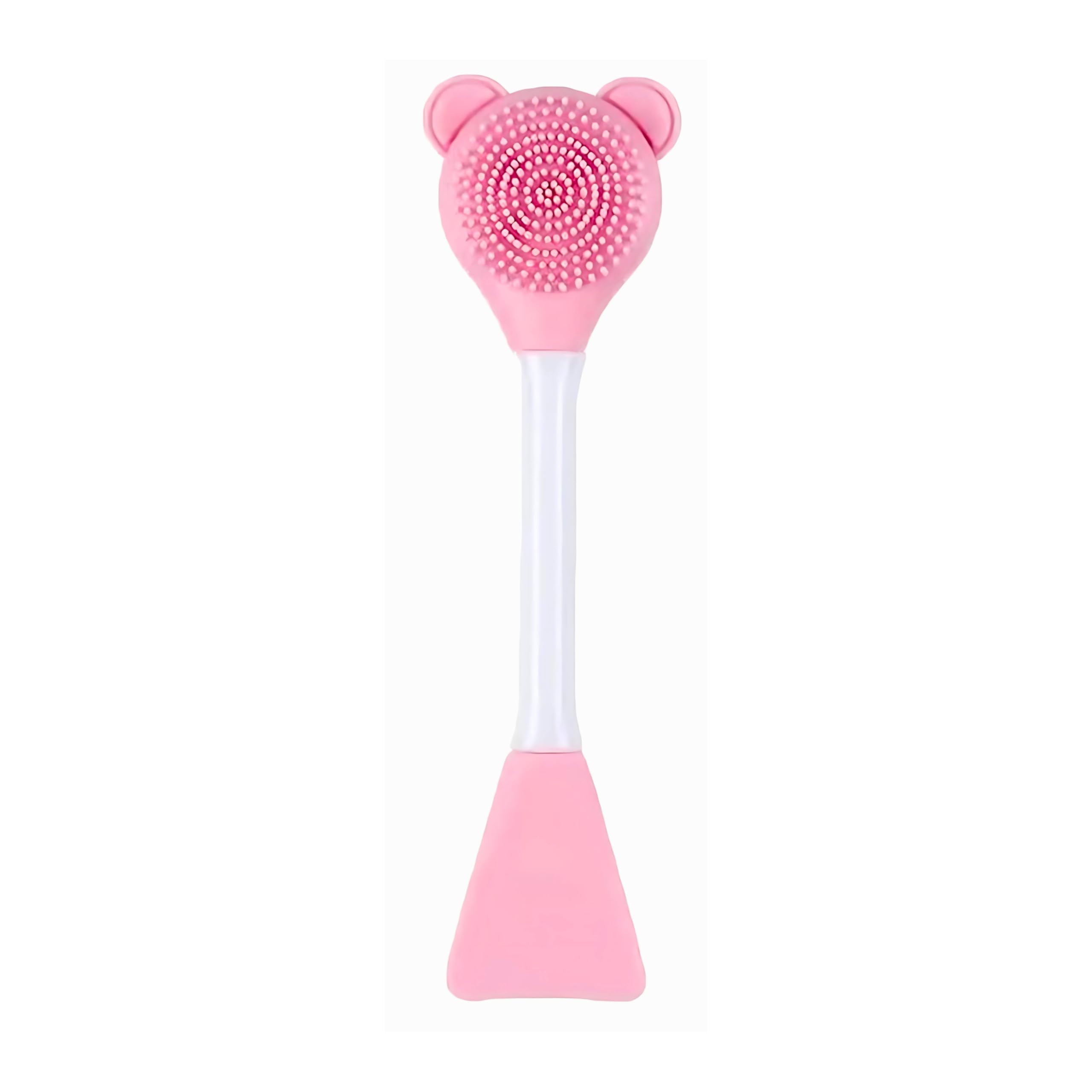[Ear Lobe & Accessories] Kitty Silicone Face Mask Applicator | Facial Mask Brushes for Mud, Clay, Charcoal Mixed Mask, Soft Makeup Beauty Brush for Apply Cream (Color may Vary) 1