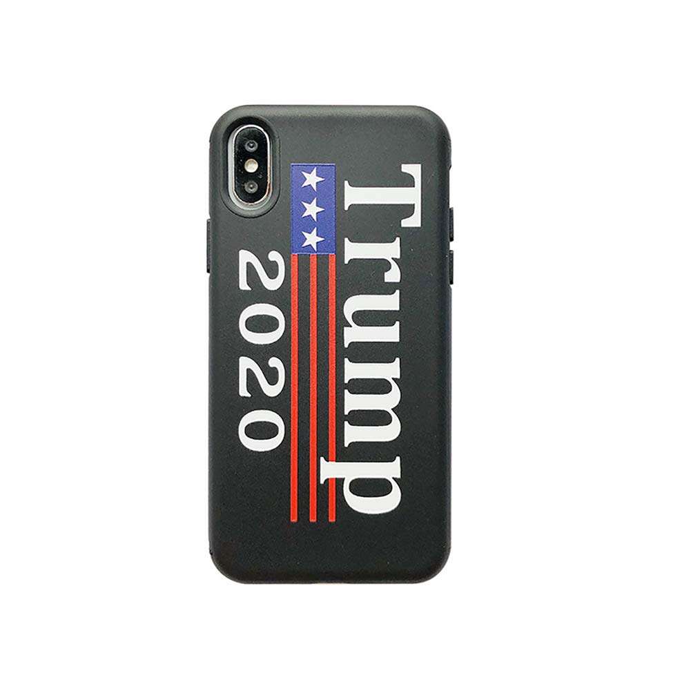 Trump 2020 Phone Case for iPhone X, Donald Trump Case for iPhone Xs Case, Black 1