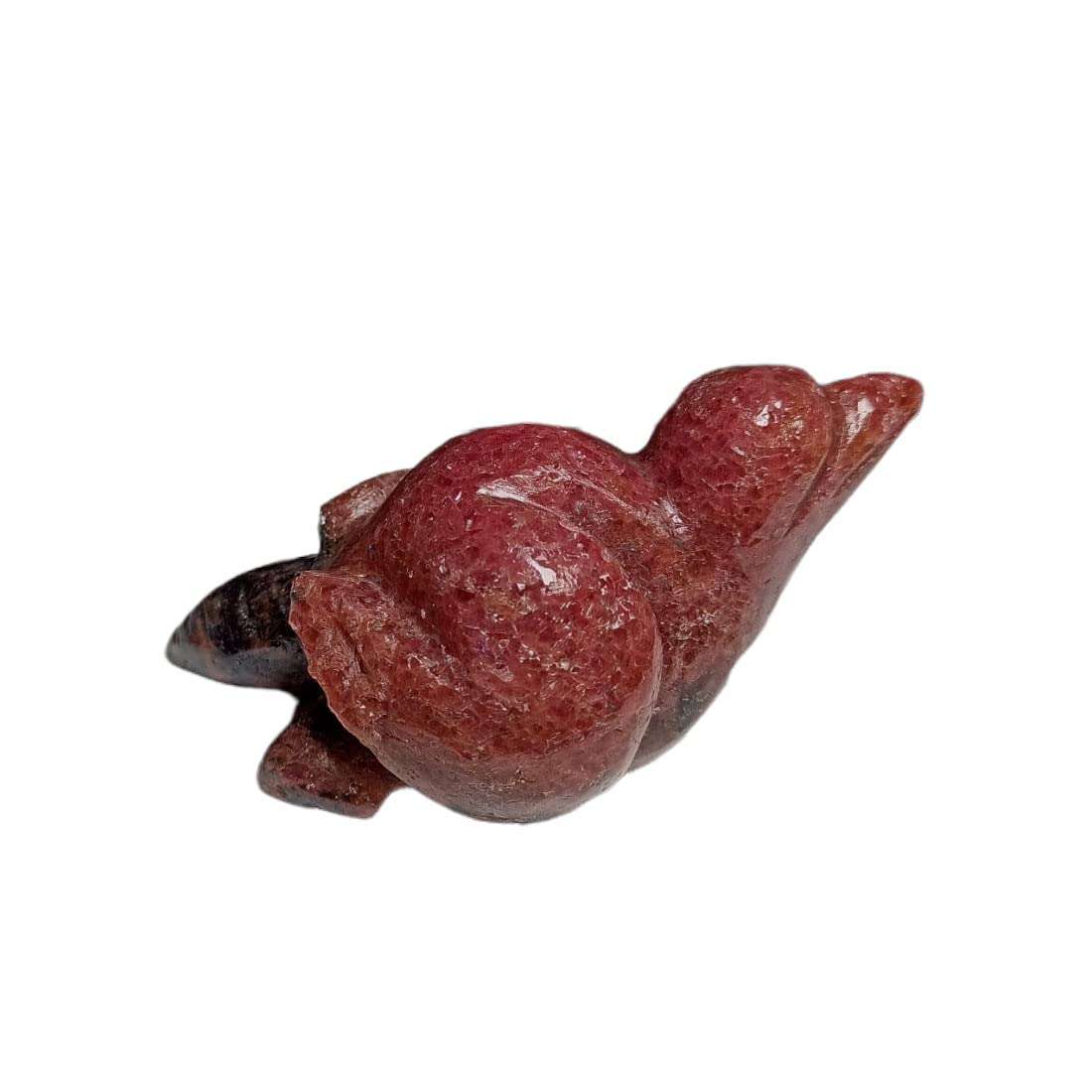 aldomin® Rhodochrosite Bird Hand Carved Statue Figurine Crystal Feng Shui Reiki Healing Crystal Energy Vastu Animal (132 Gram) 4