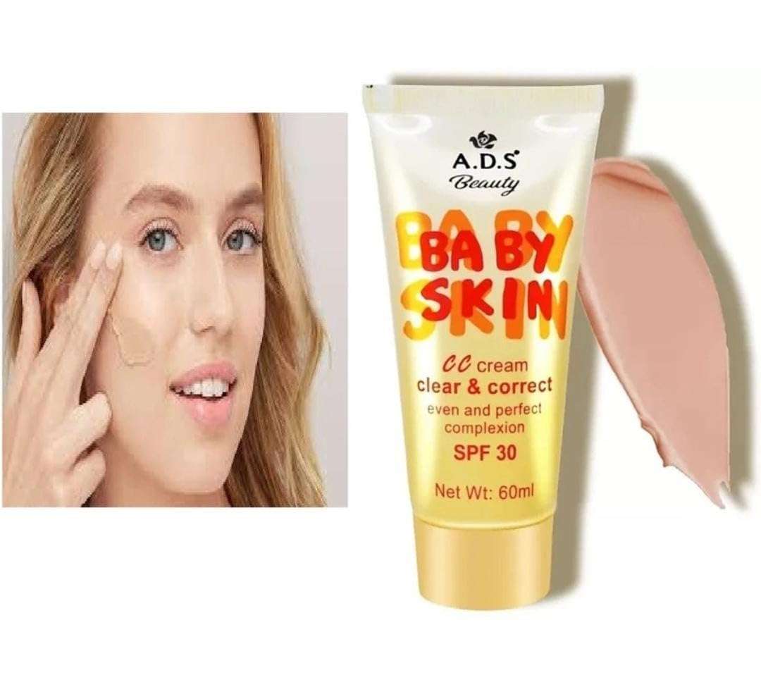 A.D.S Beauty Baby Skin CC Cream, SPF 30, Clear and Correct, Even Complexion, 60ml 4