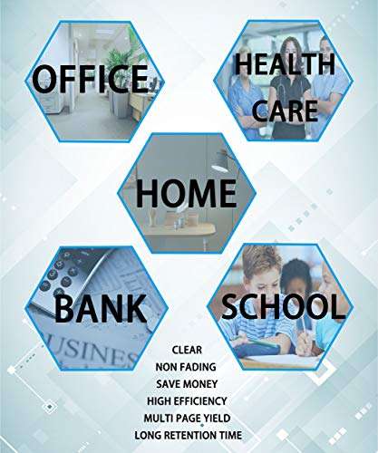 MM MUCH & MORE Compatible Ink Cartridge Replacement for HP 950XL 951XL 950 XL 951 XL to use for OfficeJet Pro 8630 8640 8610 8620 276dw 251dw Printer (5-Pack, 2 x Black, Cyan, Magenta, Yellow) 6