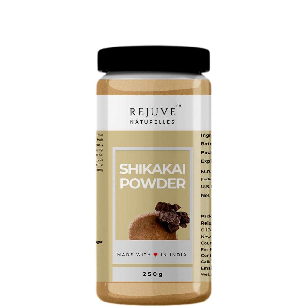 Rejuve Naturelles Shikakai Powder for Hair - 250 Gram Jar | Natural Cleanser and Conditioner for hair 1