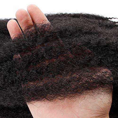 1 Pack 18 Inch Marley Braiding Hair Twists Marley Twist Braids Hair Long Afro Kinky Marley Hair for Butterfly Locs Crochet Hair(1B#) 6