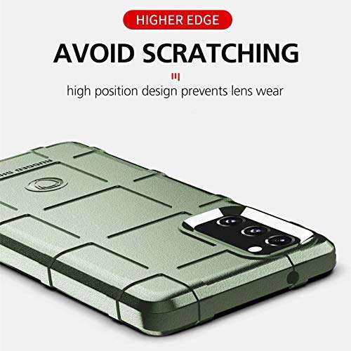 for Samsung Galaxy S20 FE Case with Screen Protector Phone Case Rugged Shield Series Best Protective Cover Soft TPU Thick Armor Shell Compatible for Samsung S20 Fe 5G Case Heavy Duty Military 3