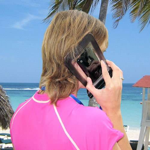 Gomadic Outdoor Waterproof Carrying case Suitable for The LG VX3450 to use Underwater - Keeps Device Clean and Dry 3