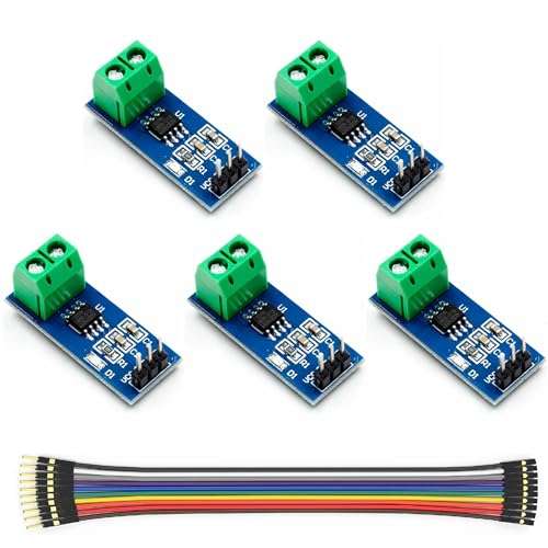 WWZMDiB ACS712 Range Current Sensor Module 5A 20A 30A Multiple Optional (5Pcs 20A)