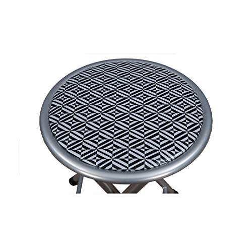 HomeTown Evan Metal Folding Chair in Black Colour 5