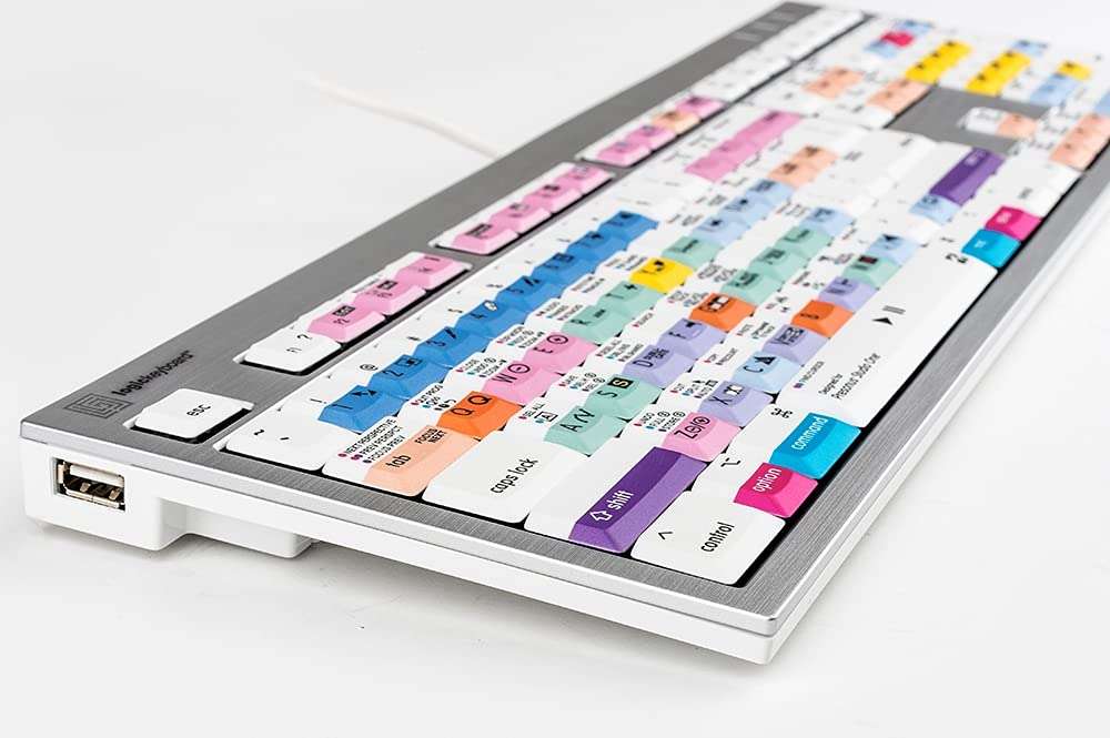 Logickeyboard ALBA Series - Presonus Studio One 3 - Mac Pro US Keyboard LKBU-PSO3-CWMU-US 5