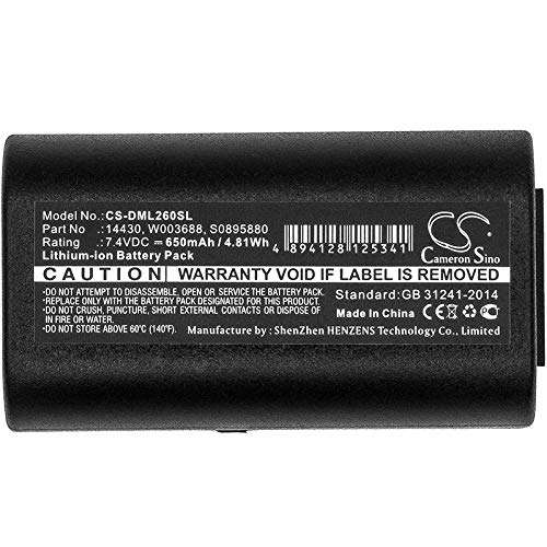 Cameron-Sino Replacement Battery for DYMO Printer 260P, 280, LabelManager 260, LabelManager 260P, LabelManager 280, LabelManager PnP, PnP 3