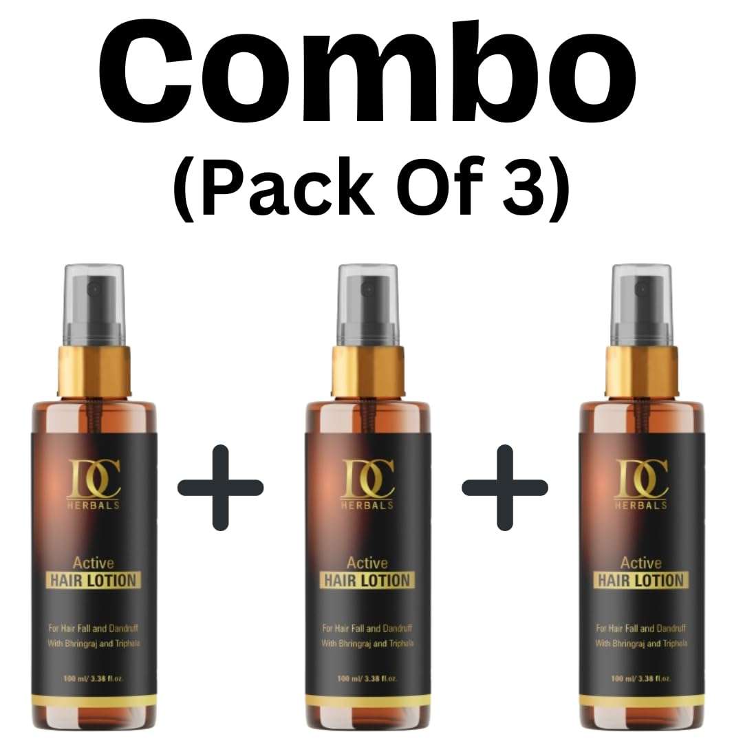 DEEPTI COSMO & HERBALS Hair Lotion for Men And Women Reducing Danhdruff | Hairfall | With Bringraj Ark,Triphala Ark,Amla Ark,Jatamasi Ark| 100Ml. (Pack of 3) 6