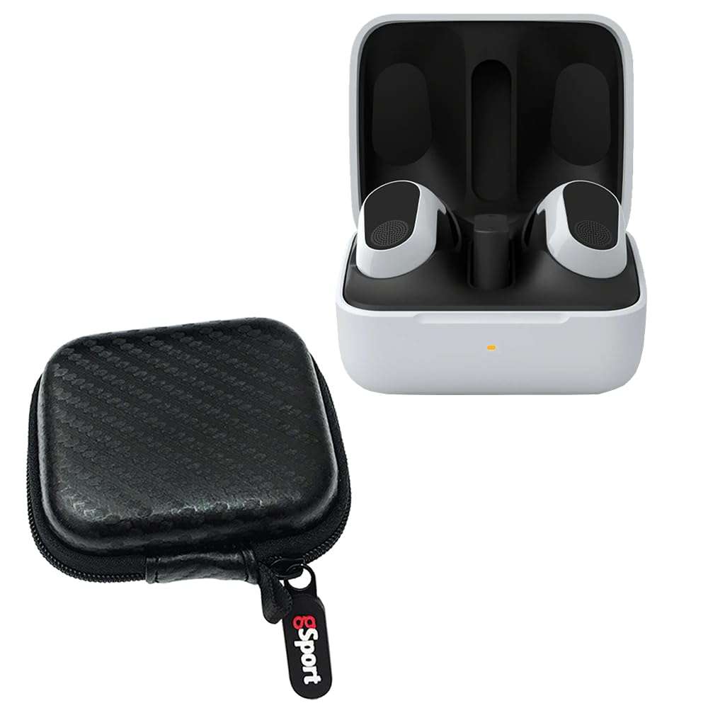 Sony WF-G700N INZONE Buds Truly Wireless Noise Cancelling Earbud Bundle with gSport Case (White) 1