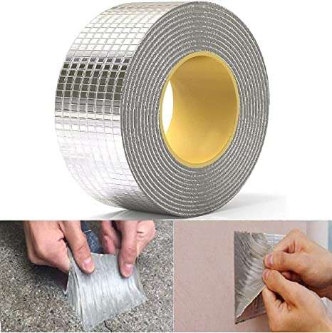 Corceptive Home Renovation Tools Super Repair Crack Thicken Butyl Aluminum Foil Adhesive Waterproof Duct Tape 4