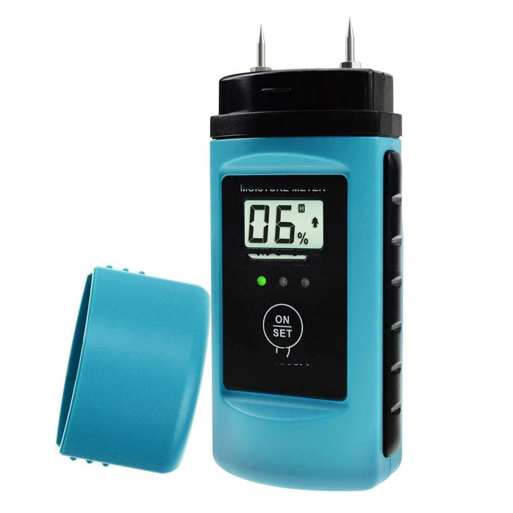 WJUKC Digital Building Material Hygrometer Tester with Indicator with LED Indicator Humidity Measuring Tool 1