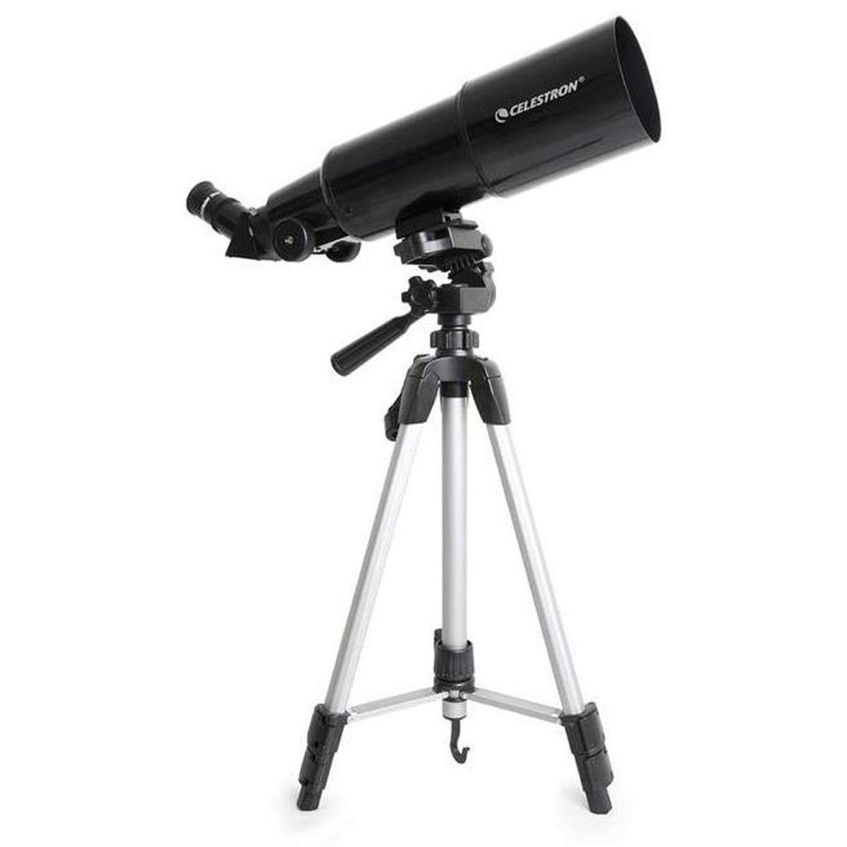 Celestron Travel Scope 80 Portable Refractor Telescope – 80mm Aperture, Fully-Coated Glass Optics – Includes Tripod, Smartphone Adapter, Backpack & Software – Ideal for Beginners & Travel 3