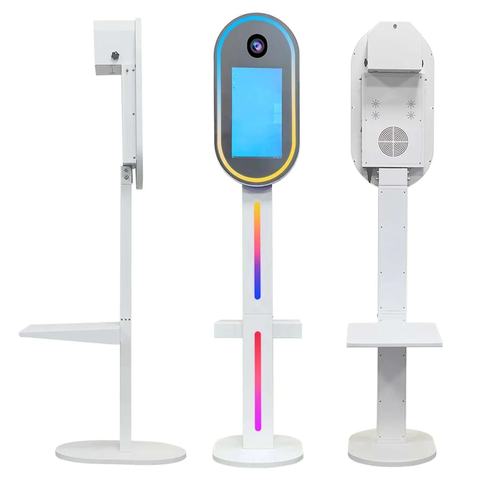 FXNFXLA DSLR Photo Booth Machine Portable 15.6 Inch Touch Screen Camera Mirror Photobooth with Flight Case Packing for Wedding Party Events 6