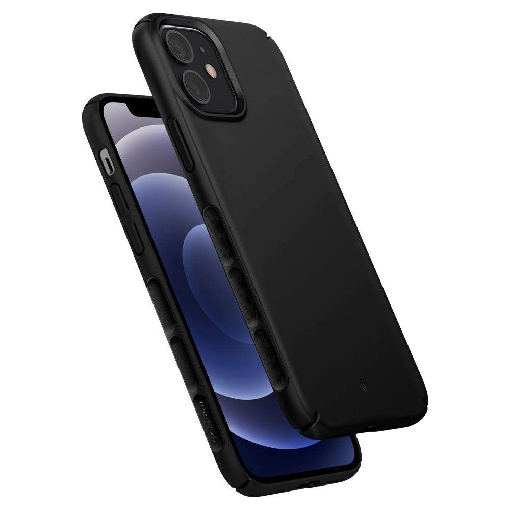 Caseology Dual Grip Compatible with iPhone 12 Pro Case Compatible with iPhone 12 Case (2020) - Black 1