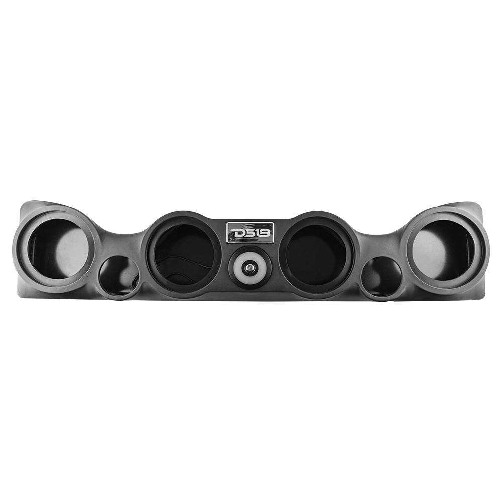 DS18 TJ-SBAR/BK TJ Wrangler Overhead Sound Bar System - Will Accommodate 4X 6.5 Speakers, 2X 1.75 Tweeters (Black) 1