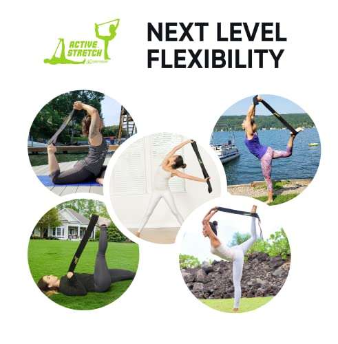 Core Prodigy Active Stretch - Wide Loop Stretching Strap 3