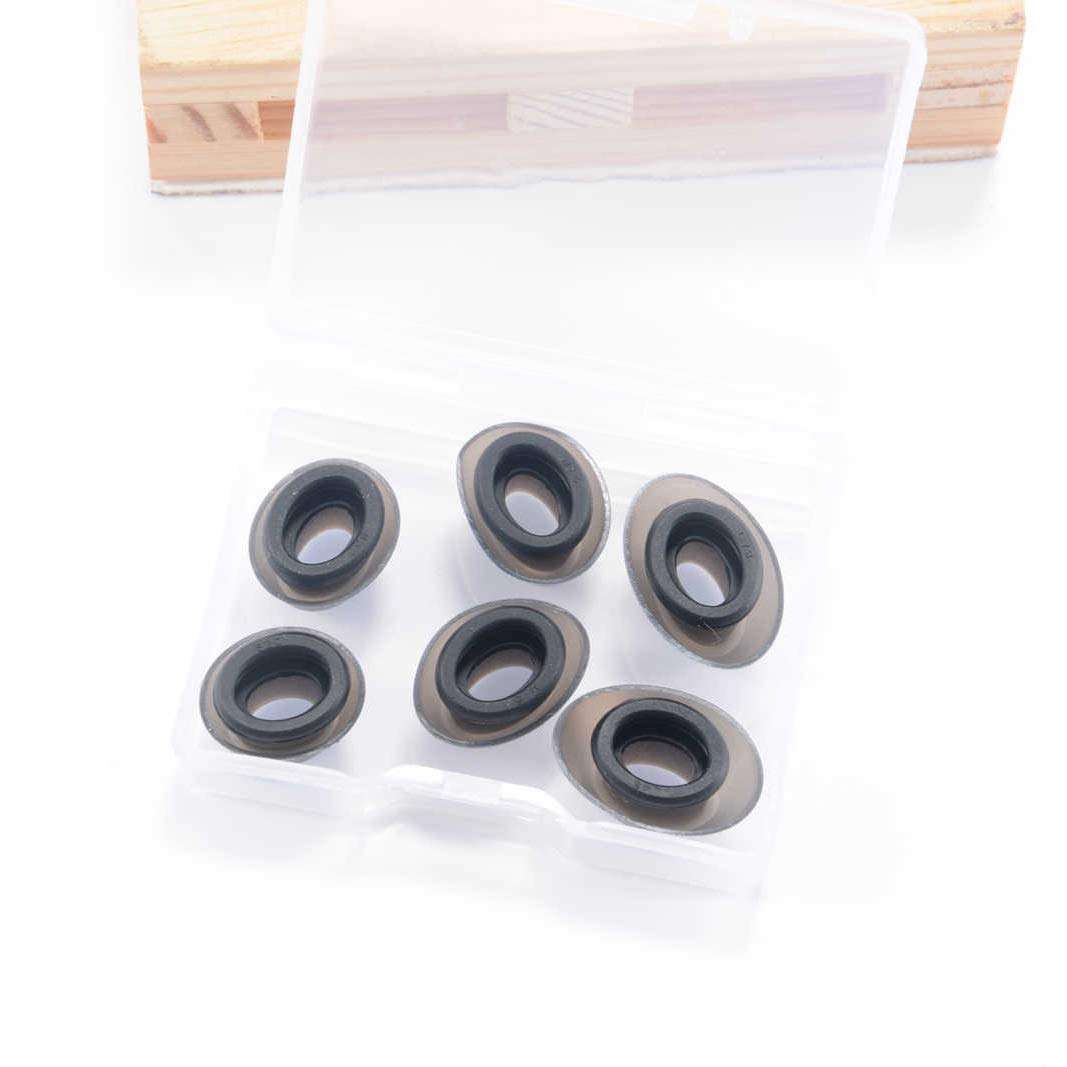 LS LOVINSTAR OEM Silicone Ear Buds Gel Cover for Jabra Evolve 75e MS Jabra Elite 65e Bluetooth Wireless in-Ear Earphones Eartips Earbuds (Black-Gray) 6