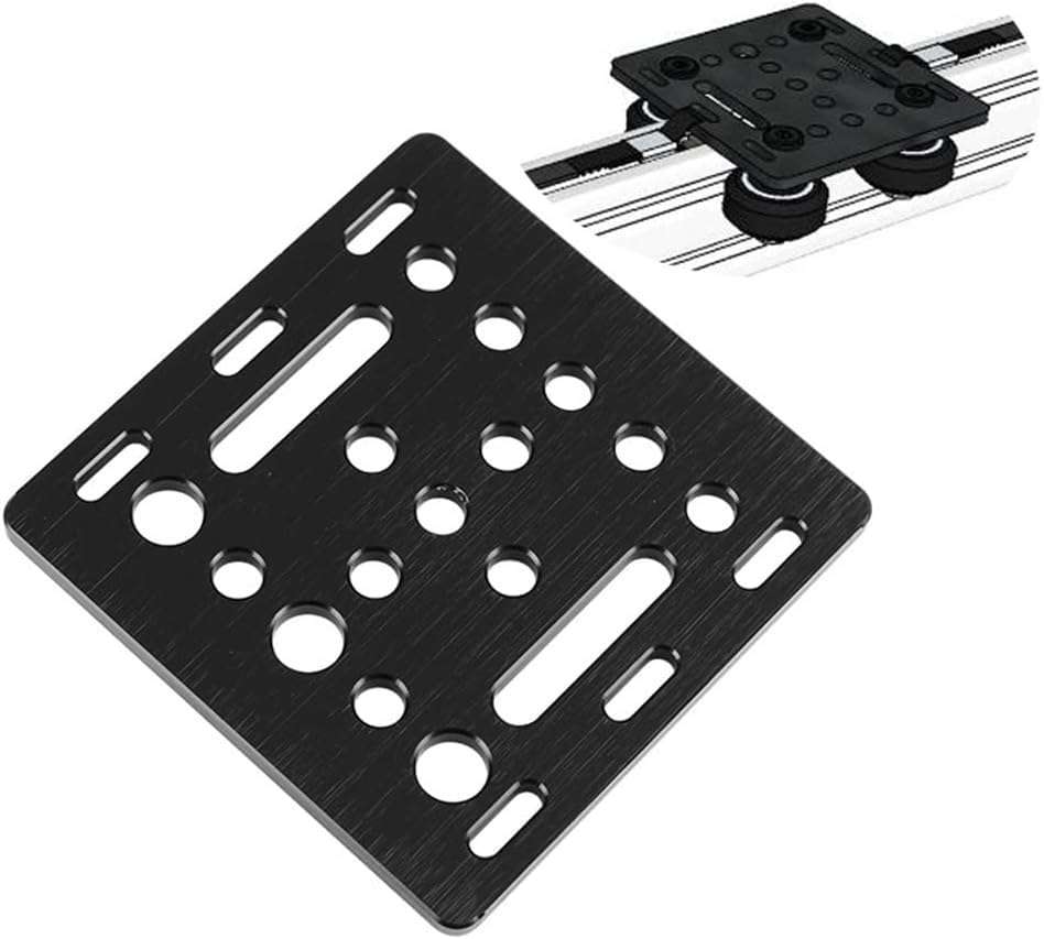 3D Printer Accessories 20mm Aluminum V Type Trough Slider Plate for Openbuilds V-Slot 1