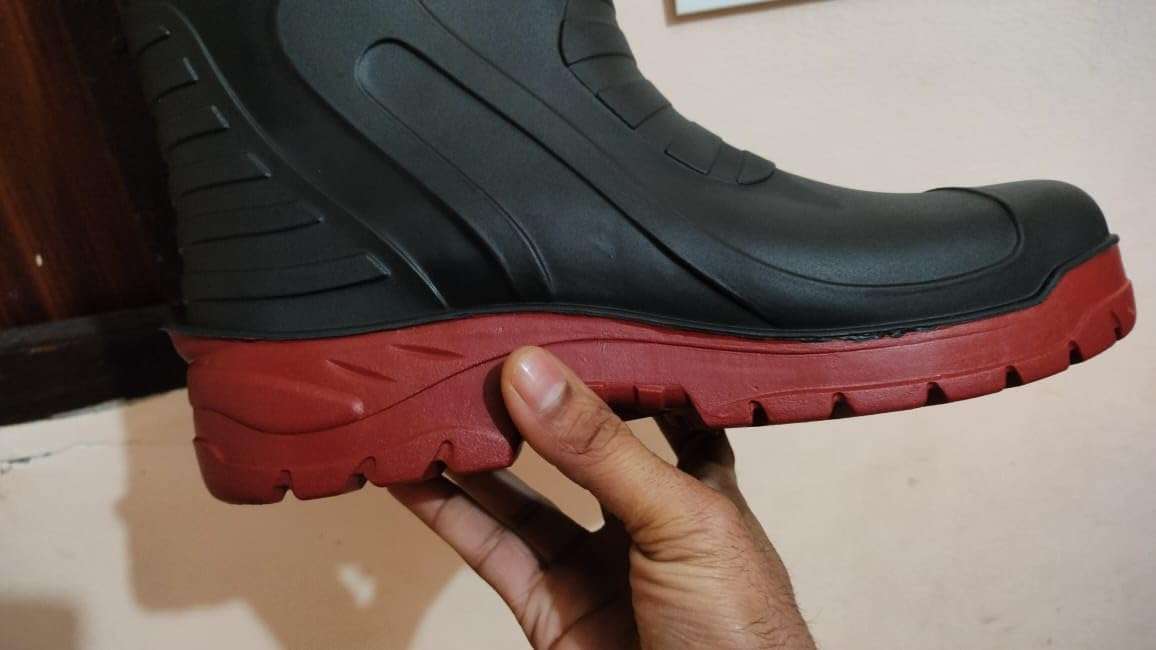 Original PVC Safety Gamboots/Long Lasting Safety Gamboots/Soft Toe Safety Gamboots/Full PVC Dual Density Gamboots. (8, UK Footwear Size System, Adult, Men, Numeric, Medium, 8, 10) 4