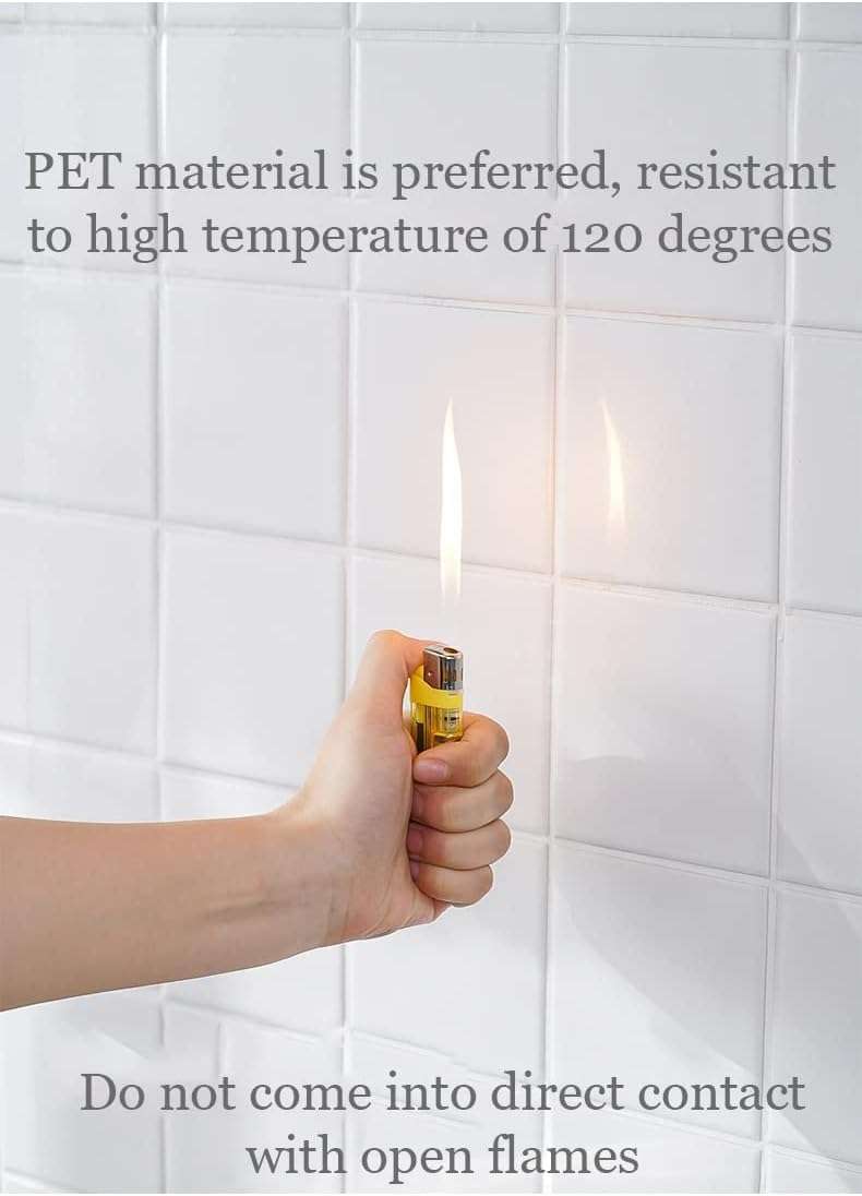 Clear Wall Protector Contact Paper - Self Adhesive Removable Film| Kitchen Cabinet Liner Transparent Sheet Foil Backsplash| Oil, Waterproof Wallpaper Heat Resistant, (12 x 70 Inches) 6