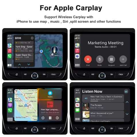 Generic Wireless Carplay Adapter, Carplay: Transform Your Car to Wireless CarPlay - Plug & Play Compatibility with Cars from 2015 & iPhone Included!, Black 5