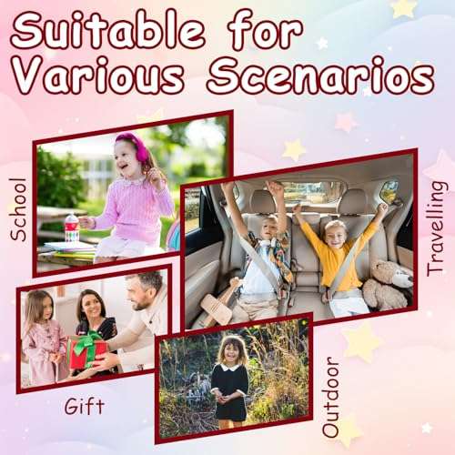 3 Packs Kids Wallet Bulk, Mini Trifold Coin Purse Cartoon Wallet, RFID Blocking Wallet, Front Pocket Wallet with Zipper for Kids, Canvas Outdoor Sports Wallets with Magic Sticker - Dinosaur 2 6