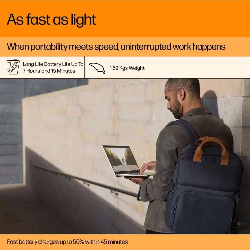 HP 2023 Ryzen 3 Dual Core 3250U - (8 GB/512 GB SSD/Windows 11 Home) 15s- eq1580AU Thin and Light AMD Laptop (15.6 Inch, Natural Silver, 1.69 Kg, with MS Office) 3