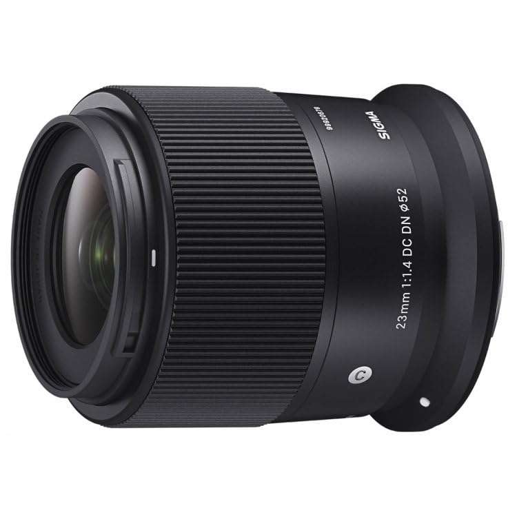 Sigma 23mm f/1.4 DC DN Contemporary Lens (Canon RF) 348972 Bundle Includes: Backpack, Flash, Memory Card, Card Wallet, Filter Kit, 12 Inch Tripod, Card Reader, Cleaning Kit, Blower Brush, + More 5