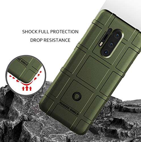 Sucnakp for Oneplus 8 Pro Case One Plus 8 Pro Case 1+8 Pro Case Heavy Duty Shock Absorption Phone Cases Impact Resistant Protective Cover for Oneplus 8 Pro（New Army Green） 5