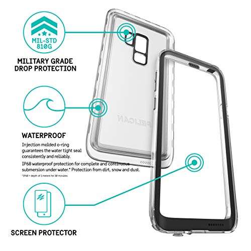 Pelican Marine (Waterproof Case) - Samsung Galaxy S9+ Case (Clear) 2