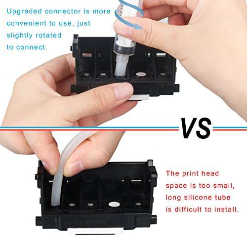 TBTeek Inkjet Print Head Cleaner for 902 564XL Ink Cartridges Work with Officejet 6950 6954 6962 6960 6961 6515 6512 Photosmart C410A D7560 Printer Cleaning Kit - 100 ml 4