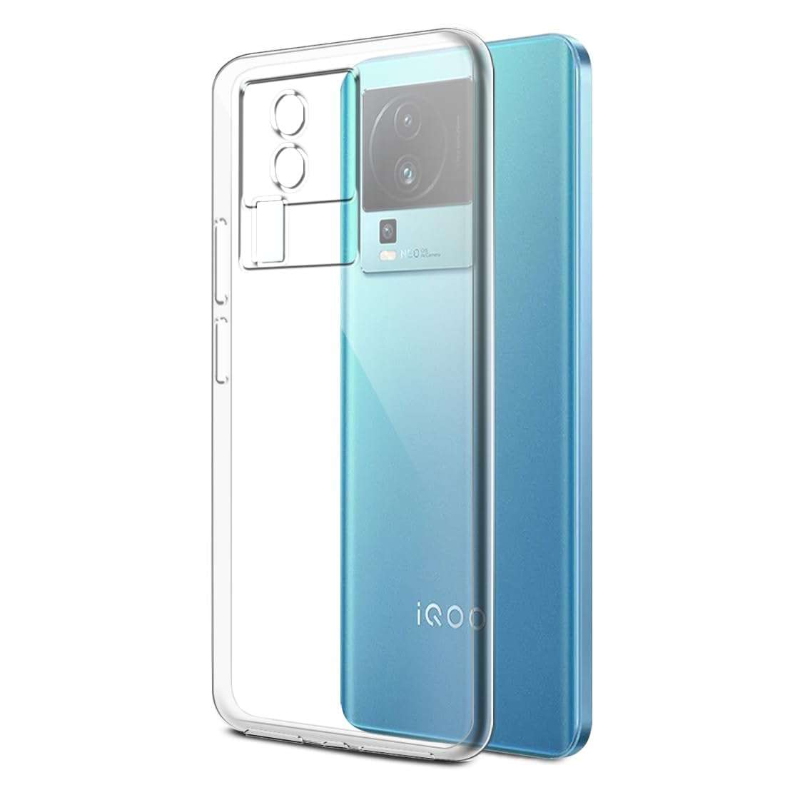 JGD PRODUCTS for iQOO Neo 7 Pro 5G (2023) Premium Transparent Soft Silicon Crystal Clear Back Cover [Transparent] 3