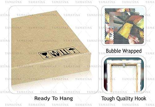 Tamatina Framed Canvas Gallery Wrap Framed Painting | Maa Kali | Home Decorative Gift Item |Frame Size - 24x18 Inches.e27 5