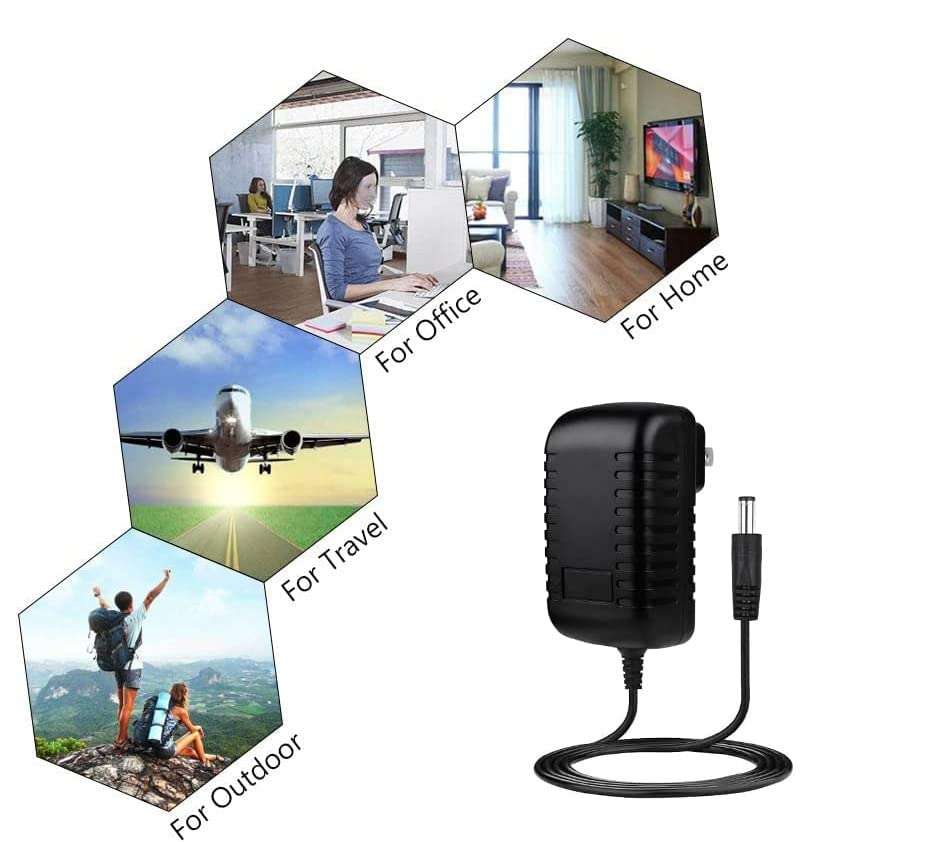 Beatch AC/DC Adapter for Old Model Roku HD 2500 Roku 2 HD (3000D/3000X) Roku 2 XD (3050 3050R) Roku 2 XS (3100 3100R) 1080p WiFi Wireless Digital Hd Video Media Streaming Player 6