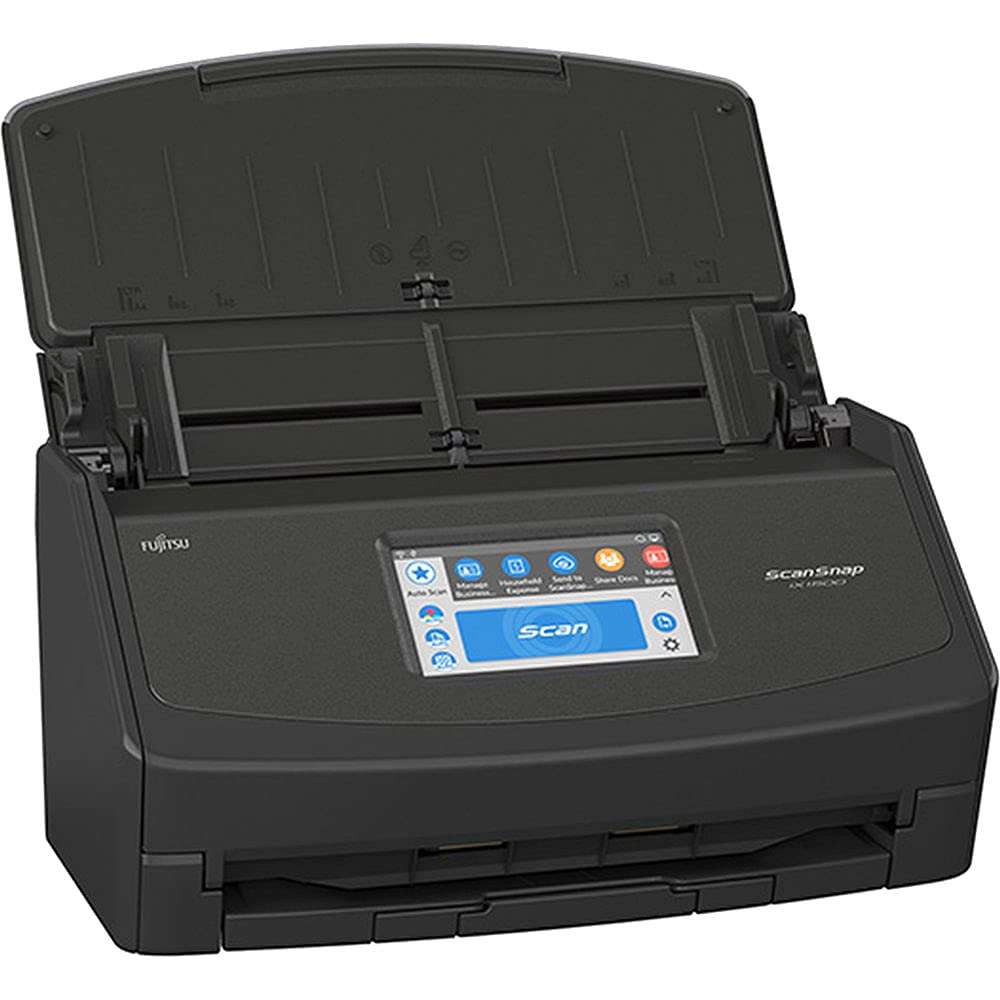 Fujitsu ScanSnap iX1500 Color Duplex Document Scanner with Touch Screen for Mac or PC, Black 1