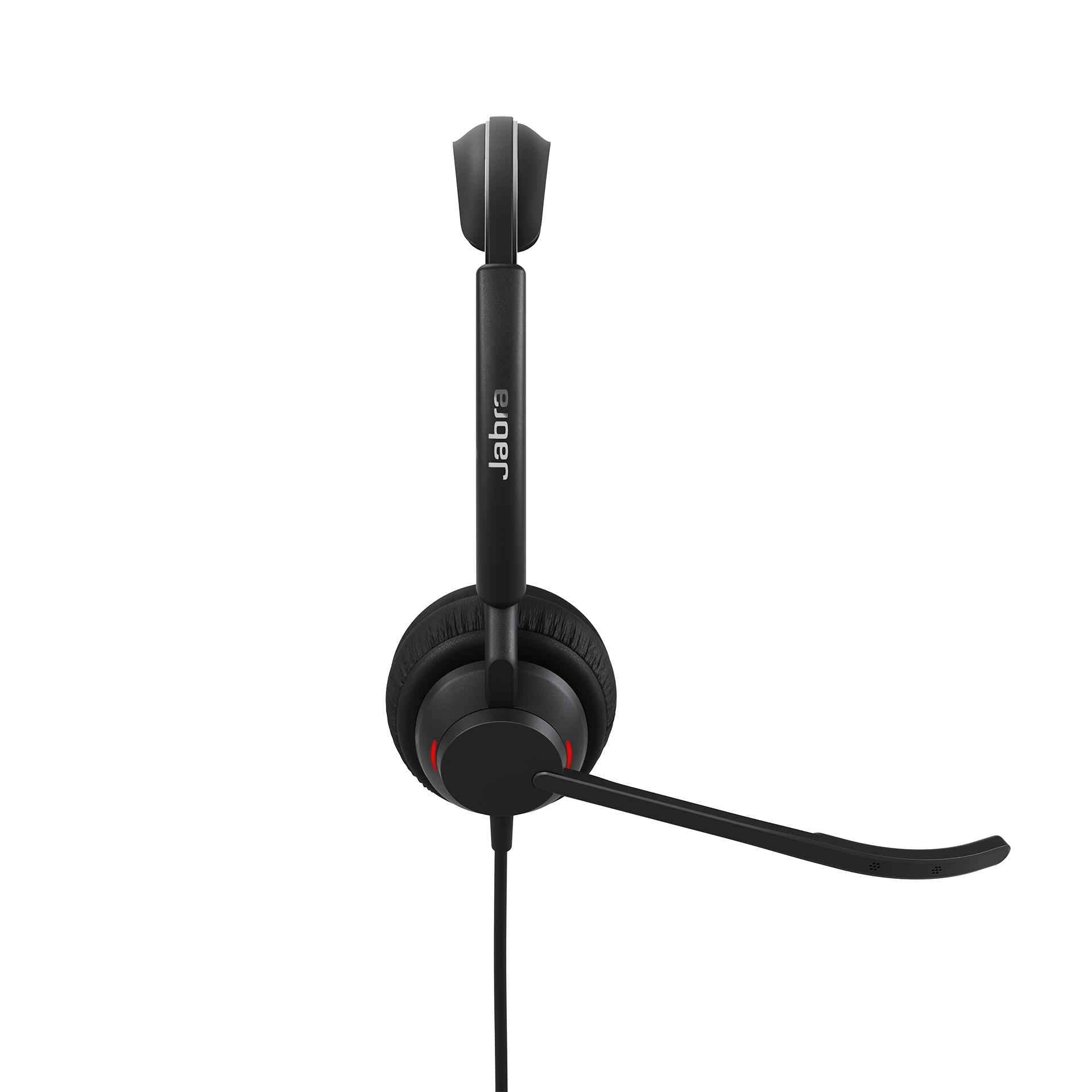 Jabra Engage 50 II Wired Stereo Headset with Noise-Cancelling 3-Mic Technology and USB-C Cable, Ultra-Lightweight - Works with All Leading Unified Communications Platforms such as Zoom & Unify - Black 6