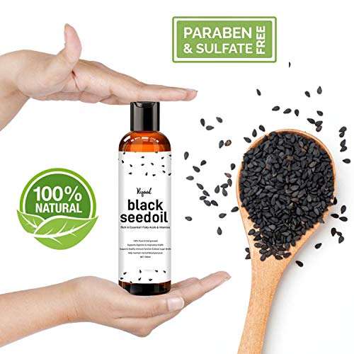 Ryaal Black Seed Oil Kalonji Oil Nigella Sativa 100% Pure Cold Pressed No Additives For Hair Fall (200ML) 3