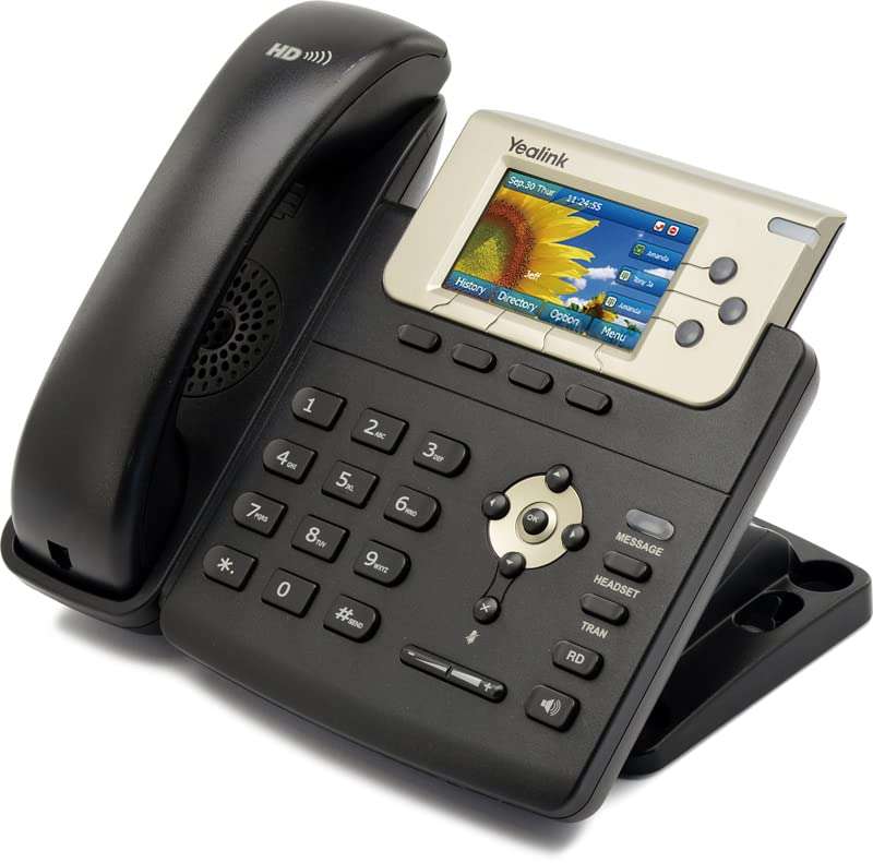 Yealink YEA-SIP-T32G 1-Handset Landline Color IP Phone with POE and 3-Inch LCD 3