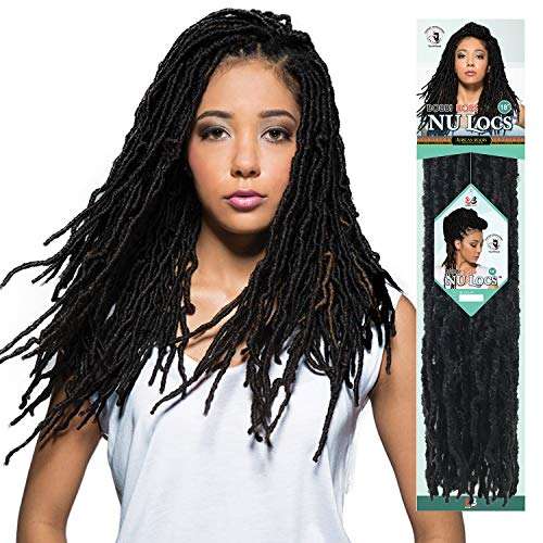 6-Pack, M27/Gold: Bobbi Boss Synthetic Hair Crochet Braids African Roots Braid Collection Nu Locs 18" (6-Pack, M27/Gold) 2