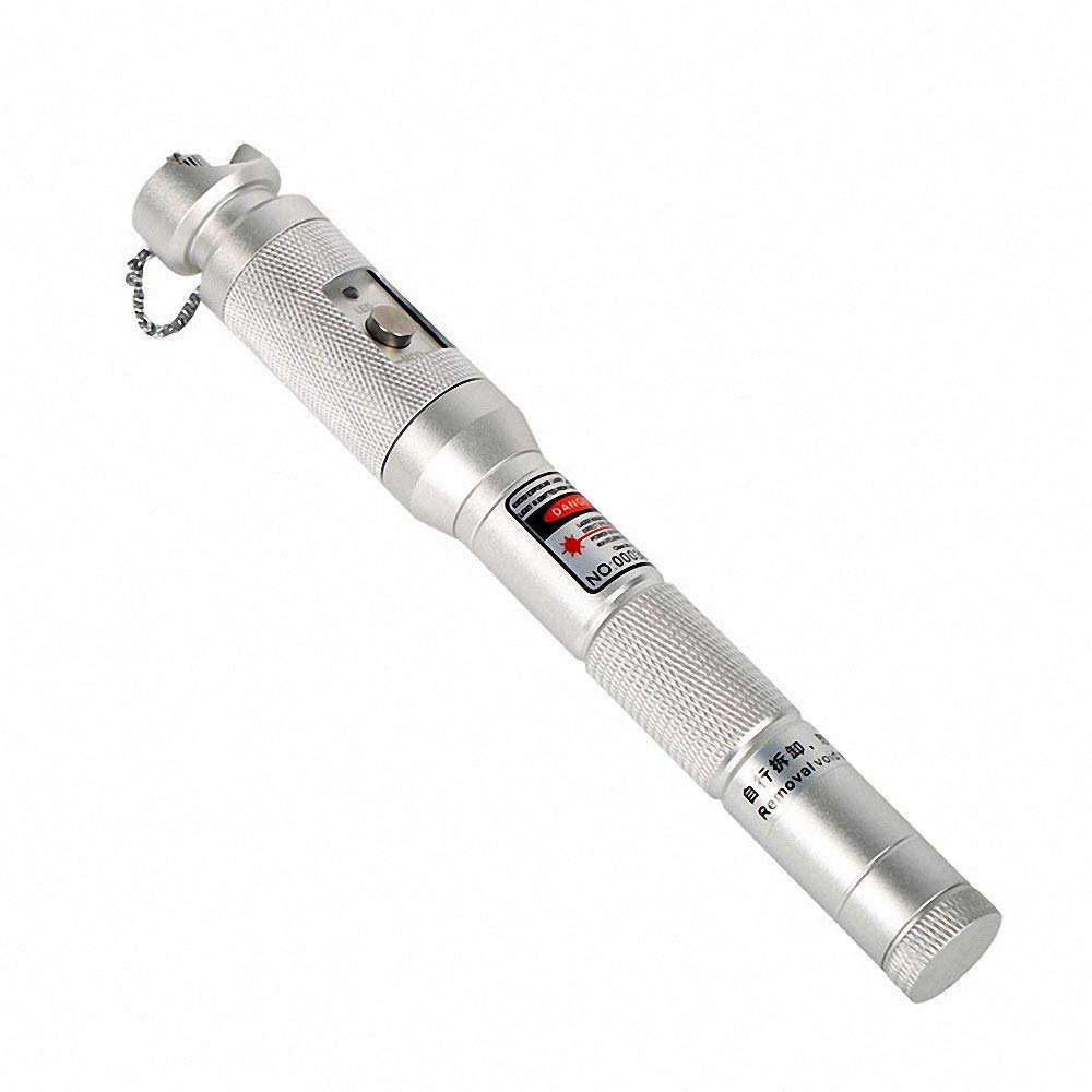 FASO Visual Fault Locator Fiber T-104 Optic Cable Tester Meter Miles for CATV Telecommunications Engineering Maintenance 10/20/30mW All-metal Pen Body 2.5mm FC/SC/ST Connector (20mW) 2