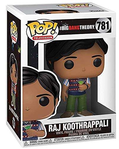 Funko TV: Big Bang Theory - Raj Koothrappali Pop! Vinyl Figure (Includes Compatible Pop Box Protector Case) 5