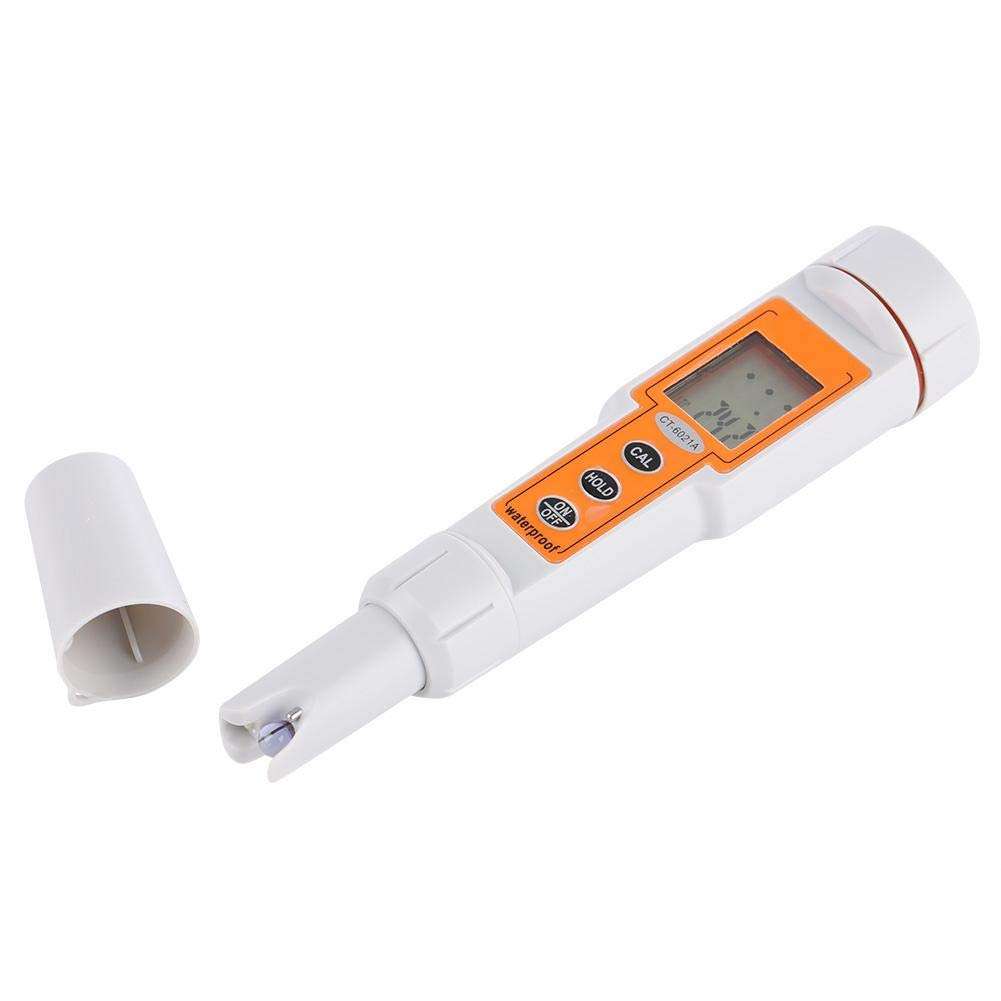 PH TEMP Moisture Meters, 2 in 1 Portable Digital PH TEMP Tester Purity Test Pen for Aquariums Hydroponics Spas Swimming Pools Water Quality 6