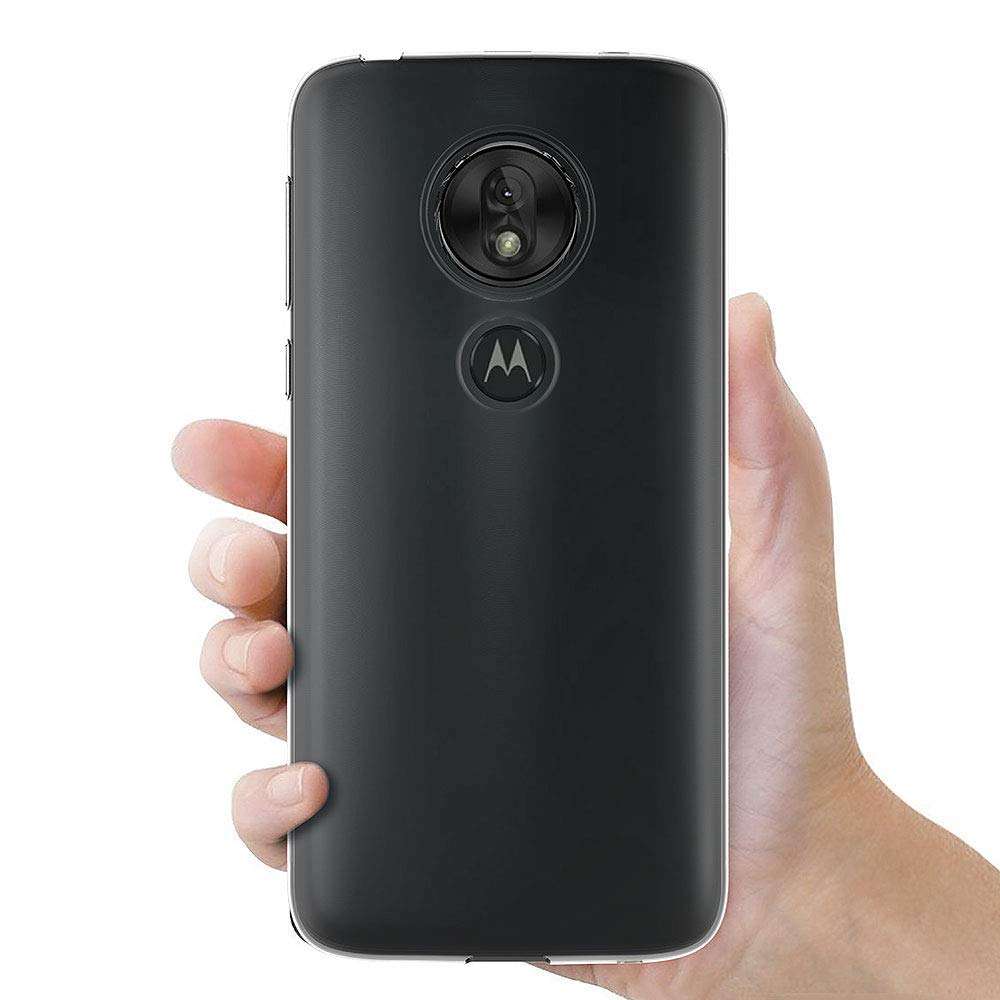 MaiJin Case for Motorola Moto G7 Play (5.7 inch) Soft TPU Rubber Gel Bumper Transparent Back Cover 3