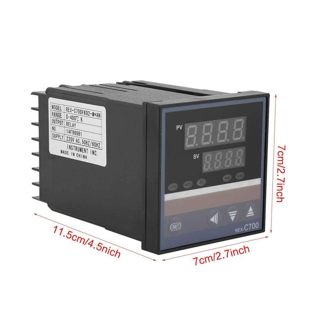 Digital Temperature Controller PID Temperature Controller Thermocouple Input for Electric Power,Chemical Industry, Injection Molding 5