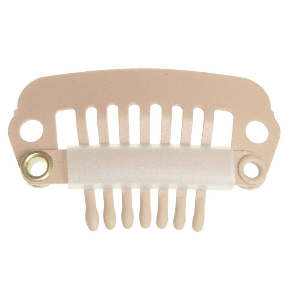 Clip for hair extension, snap clip for DIY use, blonde 20pcs 1