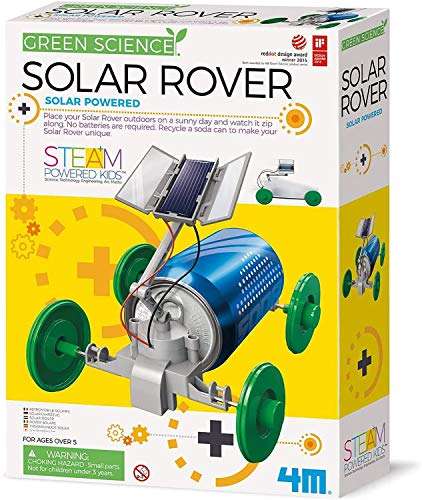 4M Green Science Solar Rover, DIY STEAM Powered Kids Science Kit, Boys & Girls Ages 5+ 1